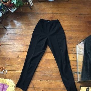 Black Cropped Dress Pants, Asos